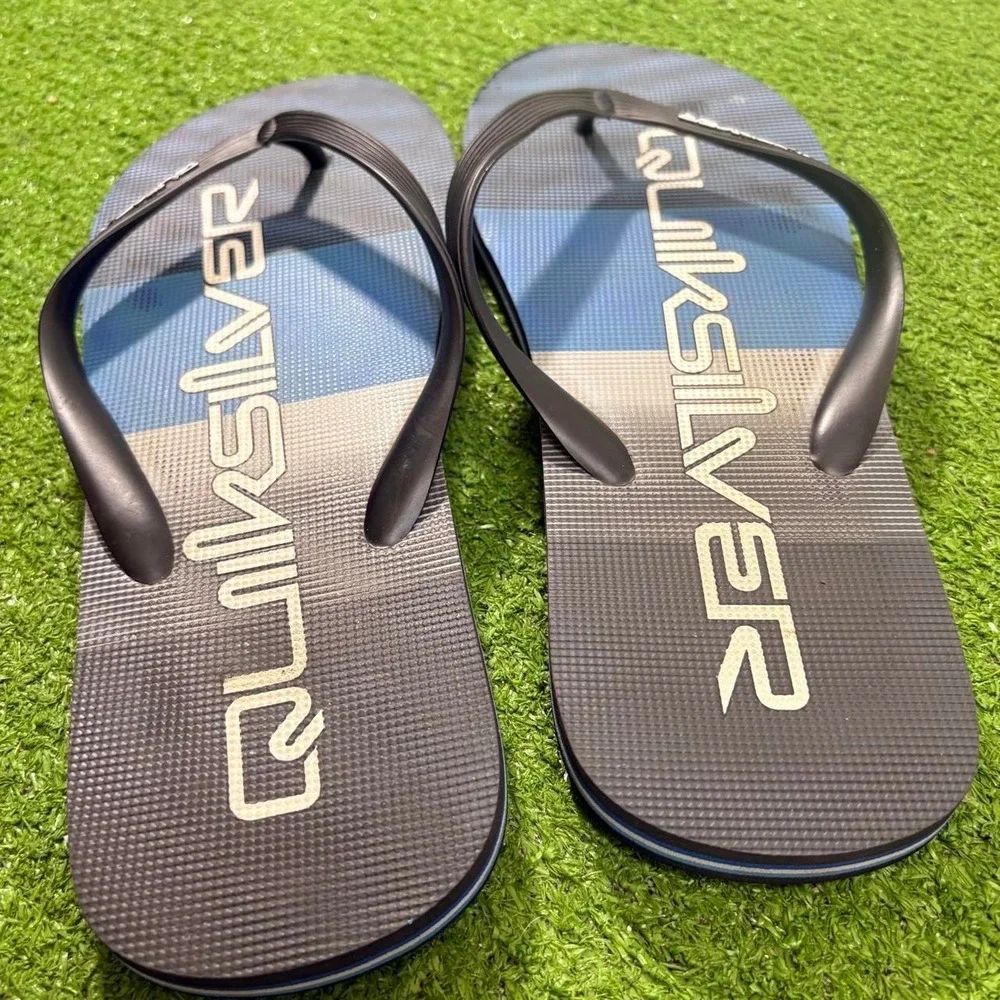 Quiksilver Men's Vacation Beach Outdoor Sandals Flip Flop Sz 12-13